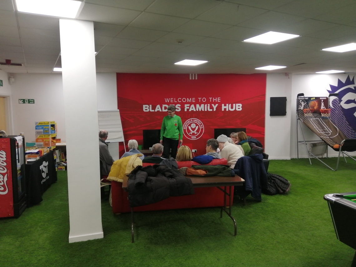 Bramall Lane Family hub inside 2020