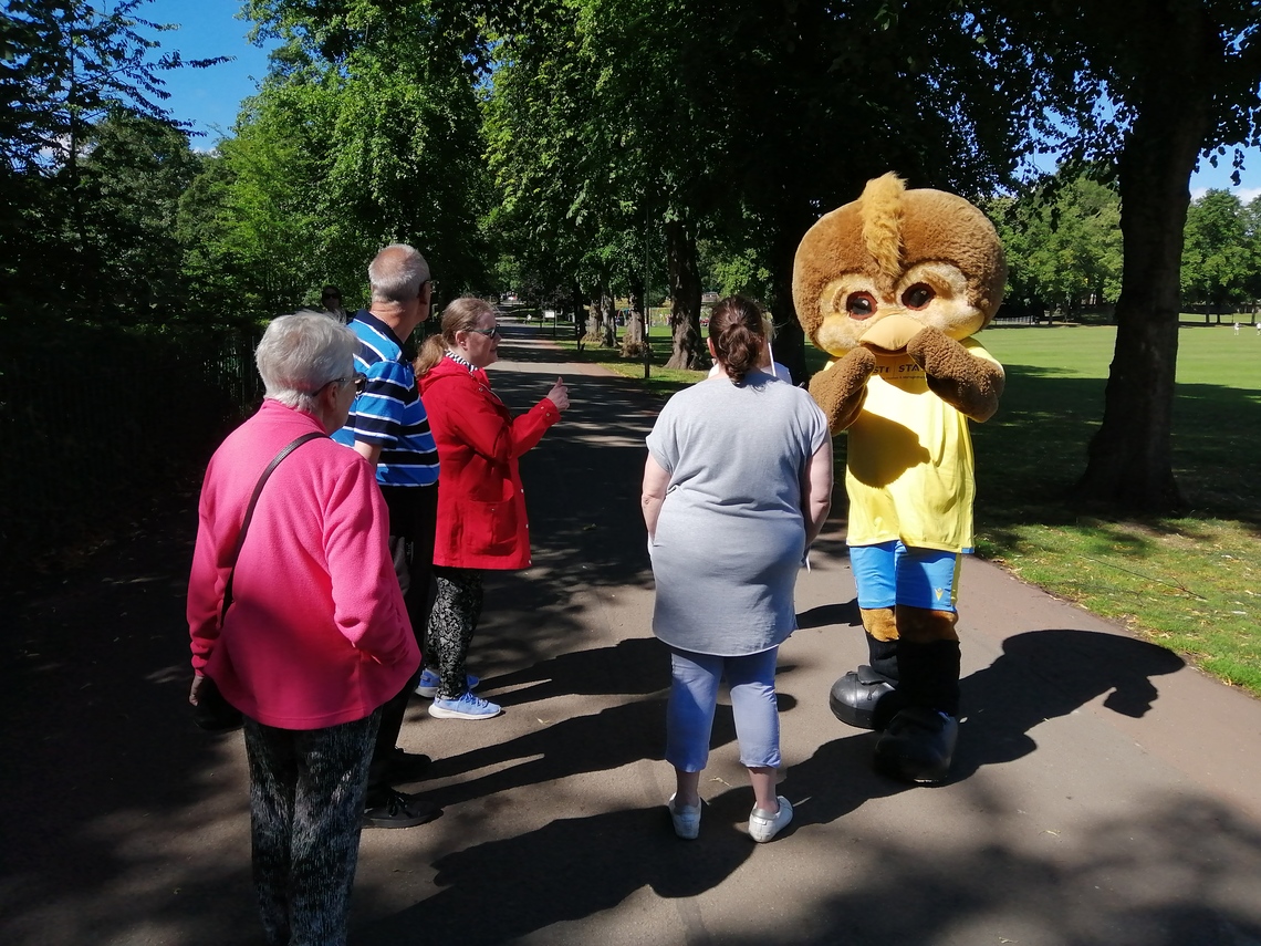 Hillsborough Park with Ozzie the Owl 4.8.22