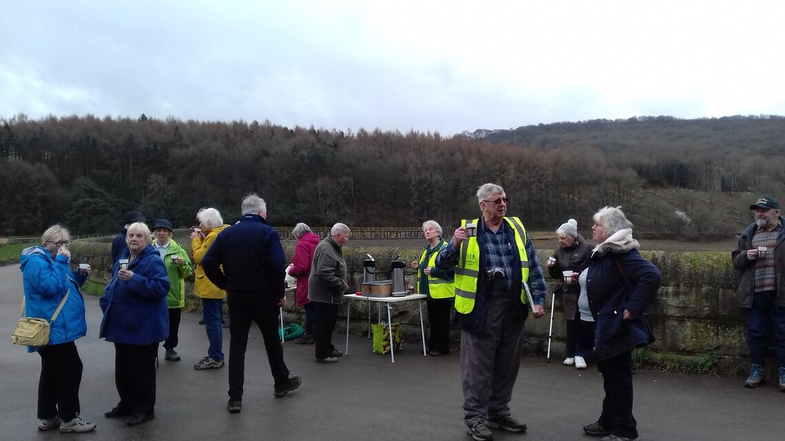 Stocksbridge at Morehall socialising March 2019